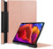 Funda para tablet Lenovo Yoga Tab 13 YT-K606F, ligera, triple soporte, cubierta trasera dura, protector de cuerpo completo, resistente a prueba de golpes, ZY (oro rosa)