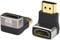CKDSA Right Angle HDMI Adapter 8k@60Hz / 4K@120Hz HDMI Connector 90 and 270 degree HDMI Male to Female Adapters 2.1 Gold Plated for TV, Laptop, Monitor, DVR Player, 2 Pack