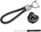 Coque de clé de moto Pour Ka@&wasaki Z400 Z500 Z 400 500 Ninja400 Ninja500 SE ABS Accessoires Moto Étui De Clé En Aluminium Porte-Clés Porte-Clés(A set-Black 500)