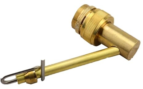 Brass Carboy & Jet Bottle Washer with Sink Faucet Adapter Beer Cleaning Homebrew Single Blast Wine Bottle Washer Wine Rinser(Gold)