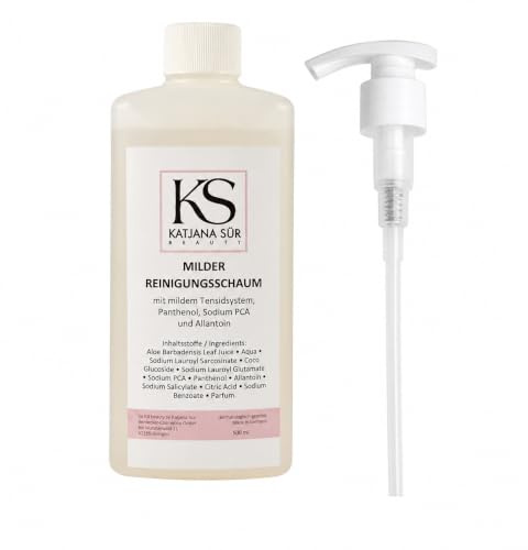 KS Beauty Reinigungsschaum Gesicht, 500 ml, Cleanser mit Pumpspender