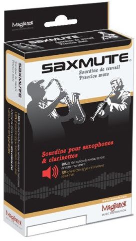 Saxmute Dämpfersystem für Sopran-Saxophon mit 2 S-Bögen