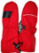 Outburst - Fausthandschuhe Jungen und Mädchen Wasserdicht Fleece, rot, Größe 7