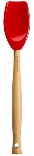 Le Creuset Création Spatule Cuillère, 29 cm, Silicone, Cerise, 93010603060000