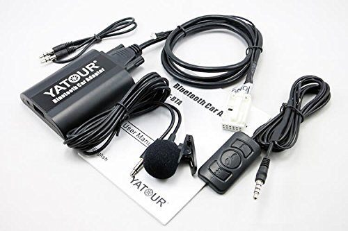 Yatour Bluetooth Hands- Audio Interface Adaptor For VW 12 Pin Audi A3 A4 S4 R8 TT VW Golf GTI Beetle Eos Jetta Passat Polo Touran Touareg Tiguan T5 Skoda Fabia Octavia Superb Seat Altea Leon Toledo
