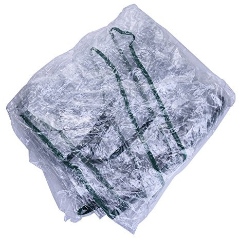 awhao Serre de Jardin Bâche PVC Transparente pour Étagère Balcon Terrasse (Sans Étagère) (B: 69 * 49 * 155cm)