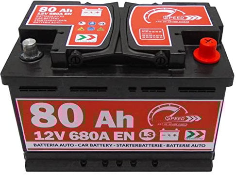 AUTOBATTERIE Original Speed L3 80 Ah 12 V 680 A Pluspol RECHTS (278 x 190 x 175)