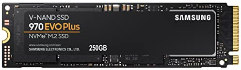 Samsung 970 EVO Plus Series MZ-V7S250B/AM Interne SSD-Festplatte (250 GB, PCIe NVMe, m.2)