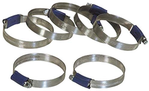 Fascetta stringitubo a vite senza fine 9 mm ABA da 50 a 70 mm (confezione da 15)