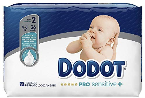 Pañal Dodot Pro Sensitive T2 4-8Kg 36U