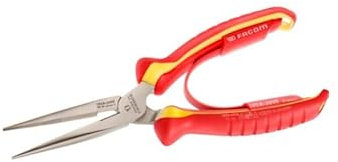 FACOM - Pince demi-ronde bec long - isolée 1000 Volts - 195A.20VE