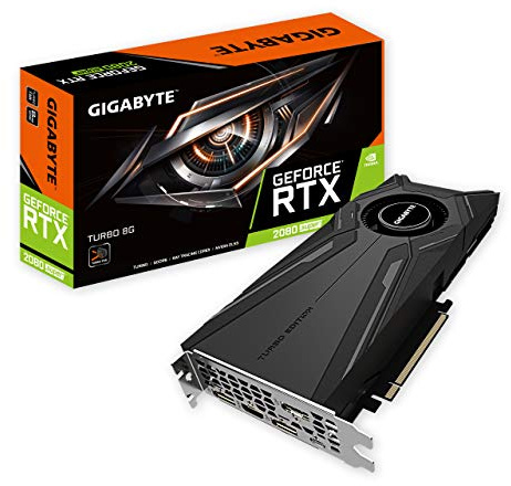 Gigabyte Gabyte GeForce RTX 2080 Super Turbo 8G, scheda video Turbo Style, 8GB 256 bit GDDR6, GV-N208STURBO-8GC