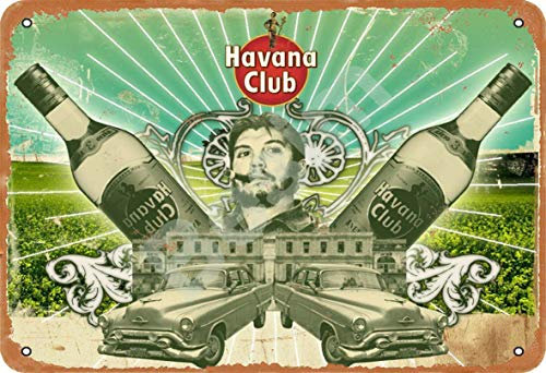 Besim Havana Club Rum Classic Vintage Metal Tin Signs for Cafe Pub Kitchen Street Home Retro Wall Decoration