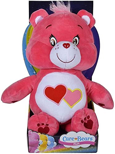 Care Bears Love-a-Lot Bear Teddybär, besonders weich, 30,5 cm, Rosa