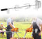 HENGMEI Set di spiedini per barbecue in acciaio inox, 107 cm, con motore, 2 aghi per carne, 220 V – 240 V, girarrosto elettrico, girarrosto