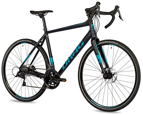 Airtracks Herren Gravel Bike 28 Zoll Drag 3.0 - Gravel Fahrrad Shimano 2x8 Claris R2000 - Rahmenhöhen 52cm und 55cm (52cm (Körpergröße 162-177cm))