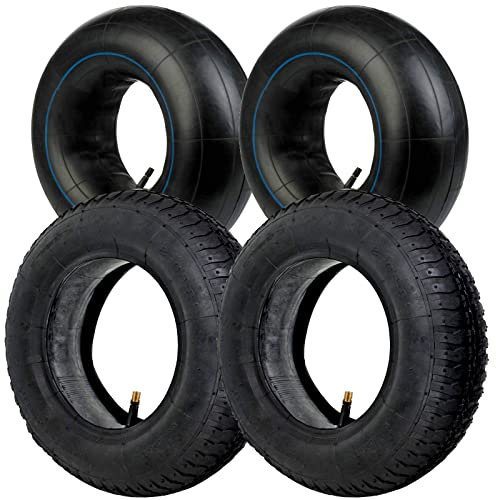 SPARES2GO 2 x chambres à air 3,50 x 8 pour brouette, scooter, remorque, chariot, etc