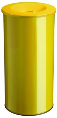 Corbeille à papier antifeu Neo - 50l - jaune colza - RAL 1021