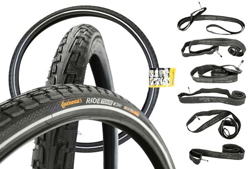 Fahrrad Reifen Continental Ride Tour Schwarz Reflex Schlauch MTB Tour 26 Zoll 28 Zoll Dunlop, Auto, Sclaverand Ventil, E-Bike, Continental Fahrrad:Schlauch MTB 26 Blitzventil 40mm