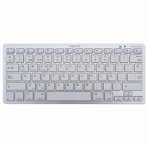 Approx Teclado Inalambrico Bluetooth 3.0 - Compacto - 14 Teclas Multimedia