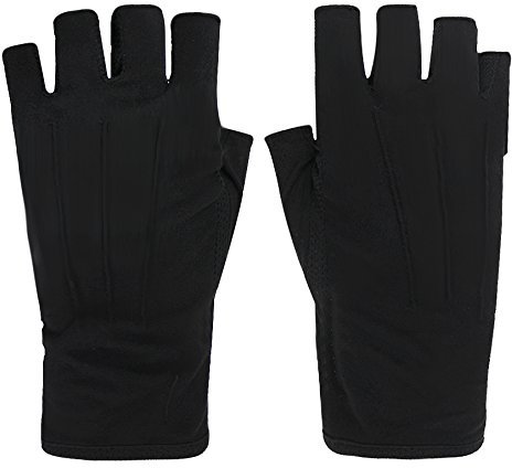 TINAYAUE Männer Sommer Sonnenschutzhandschuhe Herren Fingerlose Handschuhe UV-Schutz-Handschuhe Jugend Leichte Fahrradhandschuhe Bequem Sporthandschuhe für Radfahren, Autofahren, Camping, Angeln