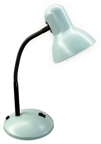 Bel Air Home - Schreibtischlampe PISA | Einstellbare E-27 Beleuchtung | Stilvolles Design | Energieeffizient, (GLÜHBIRNE NICHT INBEGRIFFEN) (BLAU)