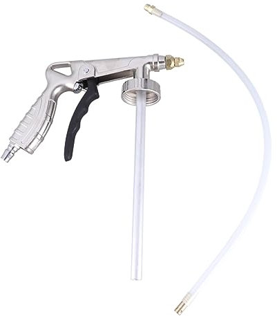 Unterbodenschutz Spritzpistole und Lackierarbeiten Aluminium Silber