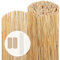 VOUNOT® Recinzione in Canna Naturale Reed Screening, Schermo per la Privacy del Patio, Rotoli Decorativi Frangivista Balcone Canniccio Arella Stuoia Cannette Ombra Recinzione Esterno Rilegata 90x600cm