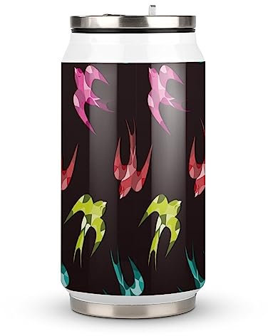 Colorful rondini divertenti in acciaio inox Tumblers personalizzato vino Tumbler tazza tazza da viaggio con coperchio 12oz
