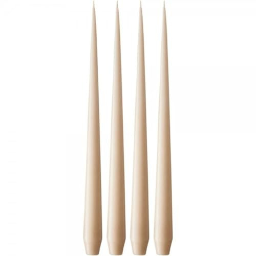 ester & erik Taper Candles, Box, 32cm, 4 Stück, 11 Ice Latte [SET4]