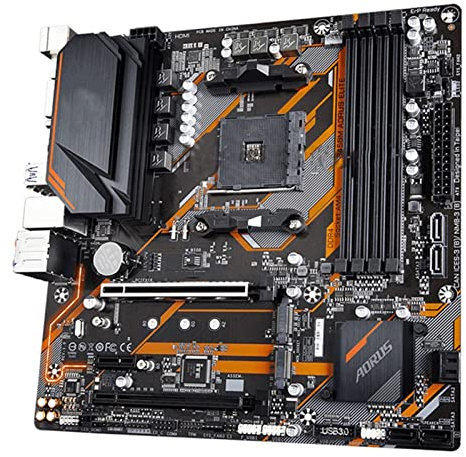 Fit For Gigabyte B450M AORUS Elite Tarjeta Madre DDR4 M.2 128GB PCI-E 3.0 Desktop B450 Placa-MEE Am4 hdmi -Compatible