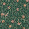 Papier peint intissé William Morris Bird & Pomegranate Deep Green 1005 x 52cm Vert | Revêtement Mural, Tapisserie | Ambiance Facile à poser et à enlever