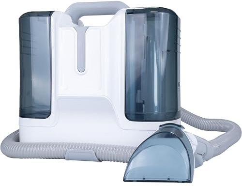 CleanRite® Nasssauger für Teppich und Polster | Waschsauger mit Wasserkapazität von 2,8 Litern | Teppichreiniger mit Selbstreinigungsfunktion, 400-W-Motors | Schnurlänge 5 Meter | Weiß