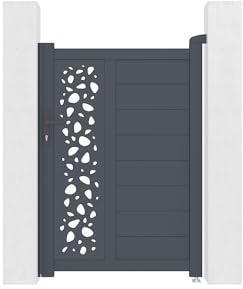 Casanoov Aluminium Garden Gate Sunny 100P140 Grey