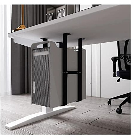 Soporte para PC para suelo Soporte for CPU debajo del escritorio, soporte de torre for PC ajustable de acero Soporte for caja de PC de alta resistencia Ancho ajustable de 5,4 a 9,8 Altura inferior a