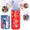 Panacare Feuerwerk Seifenblasenmaschine, Automatische Seifenblasenmaschine mit Seifenblasenlösung/Akku/Musik/Licht, Kinder Geschenk für Neujahr, Weinachten,Party,Hochzeit Bubble Toys for Kids