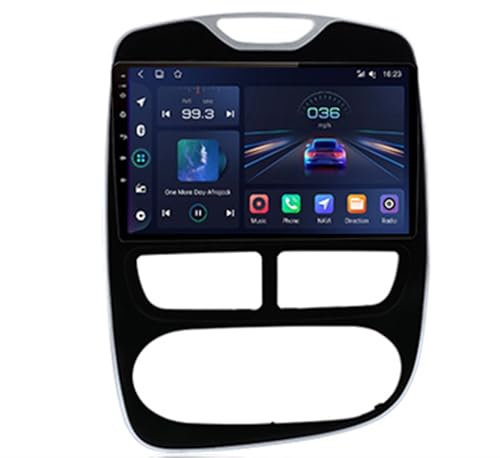 JINFOLI V1pro AI Voice Android Auto Radio, for Renault, Clio 4 2012-2016 Carplay 4G Car Multimedia GPS 2 Din Autoradio Impianto audio stereo per auto(WIFI (1GB 16GB) A)