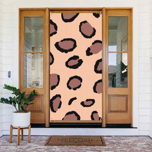 Fundas decorativas para puertas de invierno, Navidad, Año Nuevo, festividades, fiestas, 90 x 185 cm