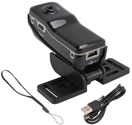 Wadakada Sport Camcorder MD80 Mini Kamera DV Voice Video Recorder Mini Cam für Draussen Wanderhelm Tragbare Camaras
