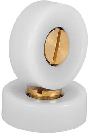 SHINEOFI 2pièces Poulie Petite Roue à Rainure u Roulement Pour Portes Coulissantes Et Portail Coulissant Roue Rail De Porte Glissante Et Facile à Installer