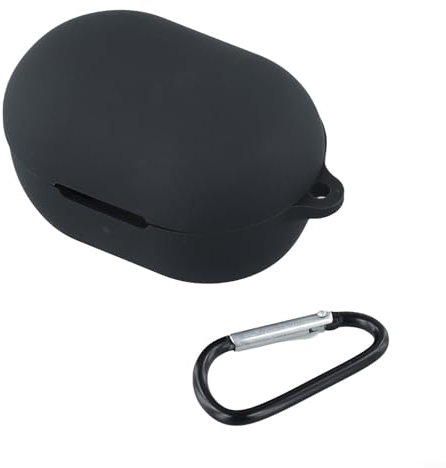 Lightweight Shockproof Silicone Case for Bose QuietComfort Noise Cancelling Earbuds Design (Black)