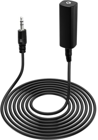 Amztour Ground Loop Isolator Audio, 3.5mm Isolatore Rumore ad Anello Massa con Cavo per Autoradio e Stereo Domestico, Elimina Ronzii e Interferenze - Filtro Rumore e Trasformatore Isolamento Audio