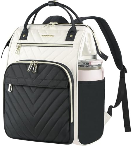 VANKEAN Laptop Backpack Women, 17.3 Computer Backpacks College Work Black