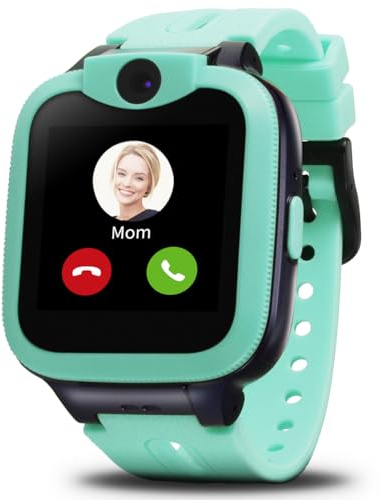 Easyfone KW2 4G Kids Smart Watch, Smartwatch for Kids with Calling, GPS & Activity Track, Parent App, Class Mode, SOS Button and More Features, Children's Phone Alternative (Green)