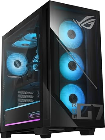ASUS ROG GM700 (2025) Gaming Desktop PC, AMD Ryzen 7 8700F (Beats Intel i7-14700F), NVIDIA® GeForce RTX™ 5060, 2TB M.2 NVMe™ PCIe® 4 SSD, 32GB DDR5 RAM, Windows 11