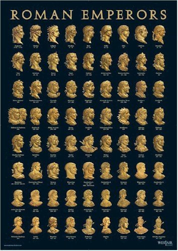Westair Roman Emperors Poster – A3 Size by