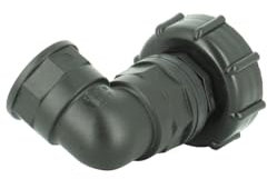 Multicuves - Raccord S60X6 - Sortie coudée Femelle 1'' Pas gaz (26x34 mm)