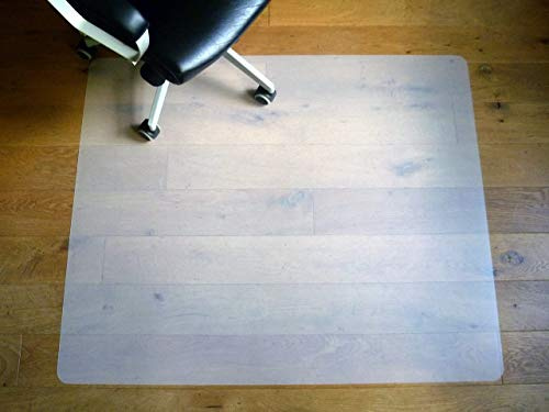 BODENSCHUTZMATTE 120 x 100 cm Bürostuhlunterlage Premium Eco PPNeutral milchig