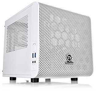 Thermaltake CA-1B8-00S6WN-01 Core V1 Mini-ITX Snow Edition PC-Gehäuse weiß