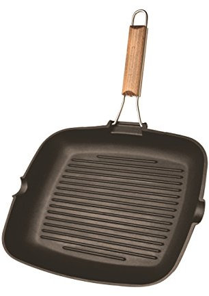 Aeternum Every Day Bistecchiera Grill, Alluminio, Nero, 24 cm